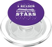 Reader Longing for Stars Inspirational Quote PopSockets PopGrip for MagSafe