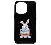 Reader Reading Rabbit Eggs Bunny Ears Cute Spring Case for iPhone 13 Pro