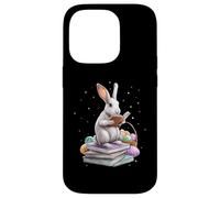 Reader Reading Rabbit Eggs Bunny Ears Cute Spring Case for iPhone 14 Pro
