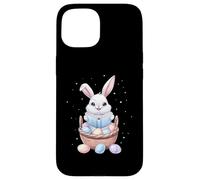 Reader Reading Rabbit Eggs Bunny Ears Cute Spring Case for iPhone 15