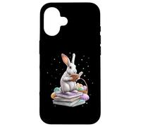 Reader Reading Rabbit Eggs Bunny Ears Cute Spring Case for iPhone 16