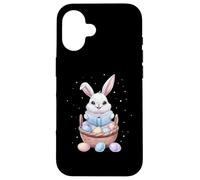 Reader Reading Rabbit Eggs Bunny Ears Cute Spring Case for iPhone 16