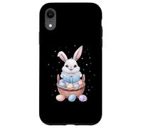 Reader Reading Rabbit Eggs Bunny Ears Cute Spring Case for iPhone XR