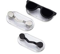 Readerest Magnetic Eyeglass Holders, Shark Tank Product (3 Pack), Made in USA, Diverse, S