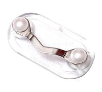 Readerest Magnetic Eyeglass Holders - Silver Pearl Design - Versatile Glasses, ID Badge, and Sunglasses Holder - Stylish and Functional - Ideal for Men and Women - Work, Events, or Everyday Use