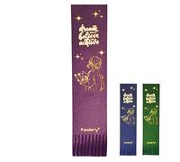 Readerly Leather Bookmark - Dream Believe Achieve with Gold Foil, Book Mark Gift for Readers - Inspirational Gift for School Kids, Graduation, College (Imperial Purple)