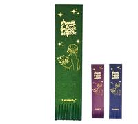 Readerly Leather Bookmark - Dream Believe Achieve with Gold Foil, Book Mark Gift for Readers - Inspirational Gift for School Kids, Graduation, College (Emerald Green)