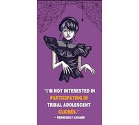 Readerly Wednesday Halloween Magnetic Bookmark (1 x Tribal Adolescent Clichés)