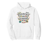 Readers Are Leaders Coffee Lovers Bookworms Teachers Women Pullover Hoodie