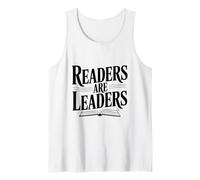 Readers are Leaders Inspiring Motivational Quote Tank Top
