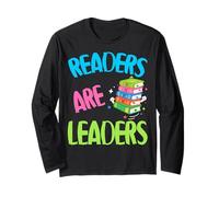 Readers are Leaders Librarian Books Reader Library Book Long Sleeve T-Shirt