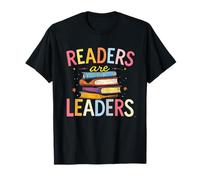 Readers are Leaders Motivational Inspirational Literacy T-Shirt