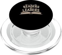 Readers Are Leaders Motivational Literacy Design PopSockets PopGrip for MagSafe