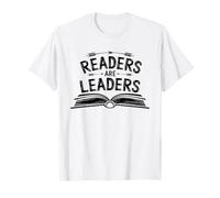 Readers are Leaders Motivational Literacy Design T-Shirt