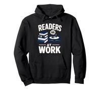 Readers Books Study Work Retro Pullover Hoodie