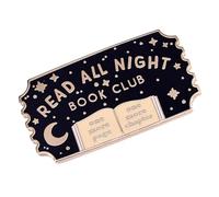 Readers Charm Accessory Daily Wear Brooch Collectible Pin Metal Bookstore Gathering Pin for Event and Casual Outfits Student Teacher Present