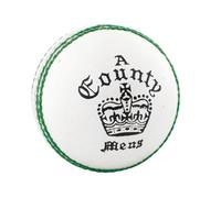 Readers Childrens/kids County Leather Crown Cricket Ball White (One Size)