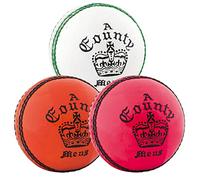 Readers County Crown Cricket Ball 4.75oz, Pink, Youths