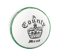 Readers County Crown Leather Cricket Ball in White Readers White