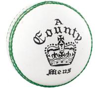 Readers County Crown Leather Cricket Ball in White Readers White