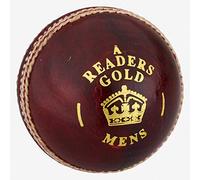 Readers Gold 'A' Cricket Ball 5.5oz, Red, Mens