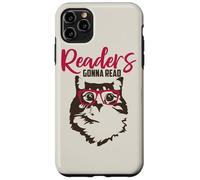 Readers Gonna Read Reading Cat Nerd Book Lover Kitten Case for iPhone 11 Pro Max