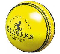 Readers Indoor Leather (Yellow) Cricket Ball