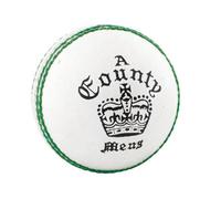 Readers Mens County Crown Leather Cricket Ball White (One Size)
