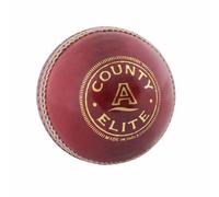 Readers Mens County Elite A Leather Cricket Ball Red (One Size)