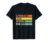Readers Movement Literacy and Justice for All Human Equality T-Shirt