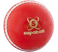 Readers Supaball Cricket Ball Red/white/gold (One Size)