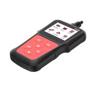 Readiness Check Scanner V106 Handheld Fault Reader, Display Guided Testing, Vehicle Data Review, Compact Garage Helper, Black Red Use Engine Code Reader Car Scanner Live Data Monitor Readiness Tester