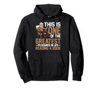Reading a Book One Of Life's Greatest Pleasures - Pullover Hoodie