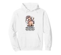 Reading Adventures On My Hobby Horse Kids Pony Pullover Hoodie