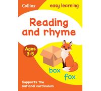 Reading and Rhyme Ages 3-5 - Ideal for Home Learning (Collins Easy Learning Preschool)