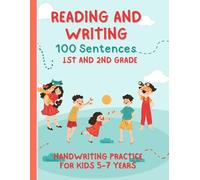 Reading And Writing 100 Sentences 1st and 2nd Grade, Handwriting Practice For Kids 5-7
