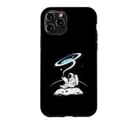 Reading Astronaut On Moon With Galaxy Above Case for iPhone 11 Pro