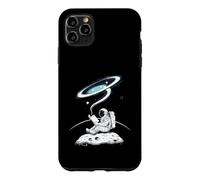 Reading Astronaut On Moon With Galaxy Above Case for iPhone 11 Pro Max