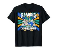 Reading Because Punching People is Wrong Funny Mother's Day T-Shirt