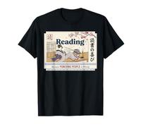 Reading Because Punching People is Wrong Japanese Art Mom T-Shirt