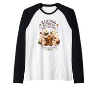 Reading Between The Feelings Ghost Readers Halloween Raglan Baseball Tee