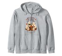 Reading Between The Feelings Ghost Readers Halloween Zip Hoodie
