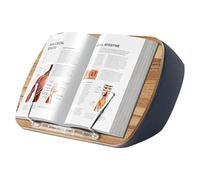 Reading Book Holder - 1.5kg Multifunction Desktop Stand, Ergonomic Literature Display | Sturdy Wooden Cloth, Wide Compatibility Book Support for Study Kitchen Office Home Use