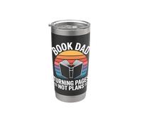 Reading Book Turning Pages Not Plans Quote Stainless Steel Insulated Tumbler