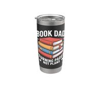 Reading Book Turning Pages Not Plans Quote Stainless Steel Insulated Tumbler