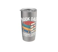 Reading Book Turning Pages Not Plans Quote Stainless Steel Insulated Tumbler