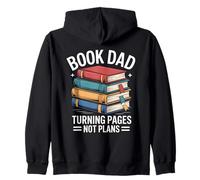 Reading Book Turning Pages Not Plans Quote Zip Hoodie
