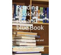 Reading BookMark red and blue Book: Reading BookMark red and blue Book