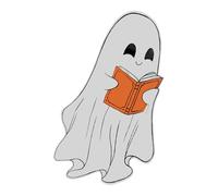 Reading Bookmarks - Ghost Shape Transparent Page Labels | Funny Halloween bookmarks for kids, students, teachers, writers, friends | Novel reading accessories, study stationery gift, spooky decoration