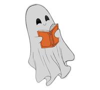 Reading Bookmarks - Halloween Bookmark | Funny Ghost Shape Markers | Clear Page Labels, Translucent Spirit Book Tab for Students, Writers, Novel Readers, Kids, Friends, Spooky Fall Decor